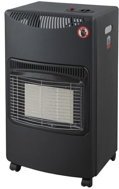 ARDES Stufa portatile al gas GPL raggi infrarossi Ardes AR382 nero